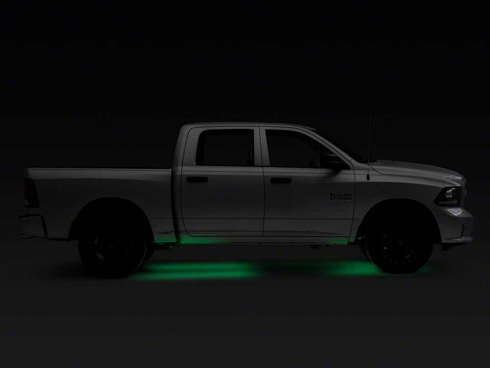 Raxiom Axial Series Multi-Color Underbody Rock Light Kit with Bluetooth Remote (Universal; Some Adaptation May Be Required)