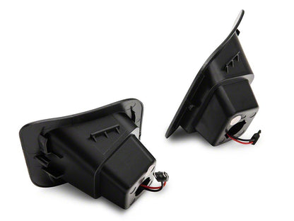 Raxiom Axial Series LED License Plate Lamps; Smoked (13-18 RAM 1500)