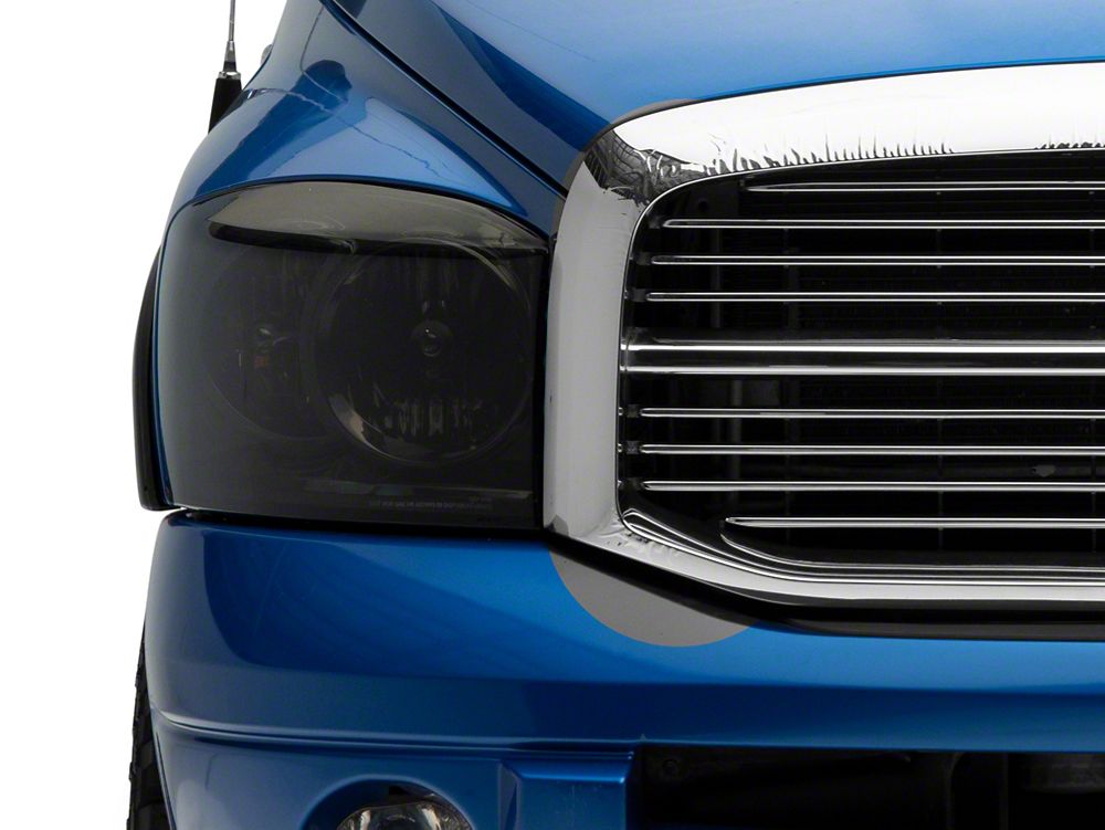 Raxiom Axial Series OEM Style Replacement Headlights; Chrome Housing; Smoked Lens (06-08 RAM 1500)