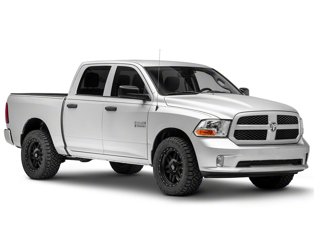 Raxiom Axial Series OEM Style Replacement Headlights with Single Bulb; Chrome Housing; Clear Lens (09-18 RAM 1500 w/ Factory Halogen Non-Projector Headlights)