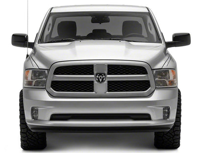 Raxiom Axial Series OEM Style Replacement Headlights with Dual Bulb; Chrome Housing; Clear Lens (09-18 RAM 1500 w/ Factory Halogen Non-Projector Headlights)