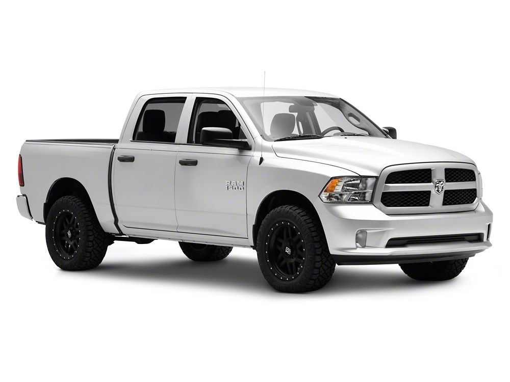 Raxiom Axial Series OEM Style Replacement Headlights with Dual Bulb; Chrome Housing; Clear Lens (09-18 RAM 1500 w/ Factory Halogen Non-Projector Headlights)