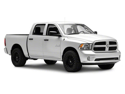 Raxiom Axial Series OEM Style Replacement Headlights with Dual Bulb; Chrome Housing; Clear Lens (09-18 RAM 1500 w/ Factory Halogen Non-Projector Headlights)