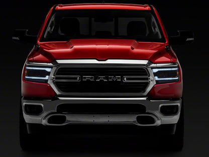 Raxiom LED Headlights; Black Housing; Clear Lens (19-24 RAM 1500 w/ Factory Halogen Headlights)