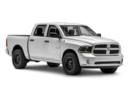 Raxiom Axial Series Headlights with LED Bar; Black Housing; Clear Lens (09-18 RAM 1500 w/ Factory Halogen Non-Projector Headlights)