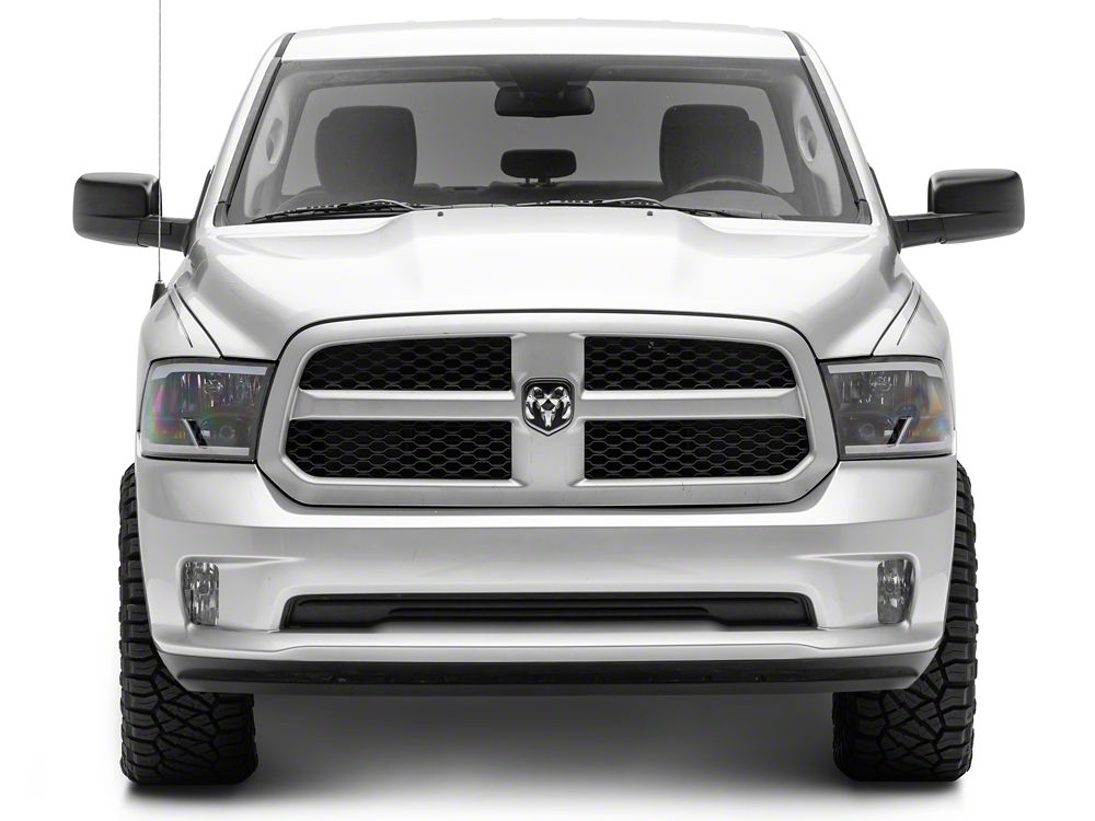 Raxiom Axial Series Headlights with Sequential LED Bar; Black Housing; Clear Lens (09-18 RAM 1500 w/ Factory Halogen Non-Projector Headlights)