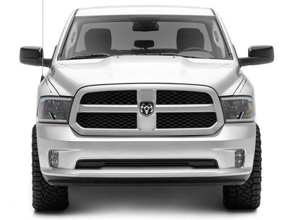 Raxiom Axial Series Headlights with Sequential LED Bar; Black Housing; Clear Lens (09-18 RAM 1500 w/ Factory Halogen Non-Projector Headlights)