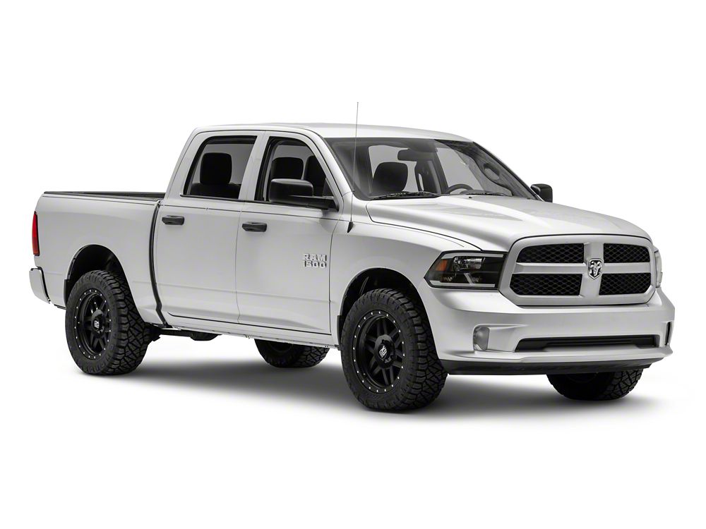 Raxiom Axial Series Headlights with Sequential LED Bar; Black Housing; Clear Lens (09-18 RAM 1500 w/ Factory Halogen Non-Projector Headlights)