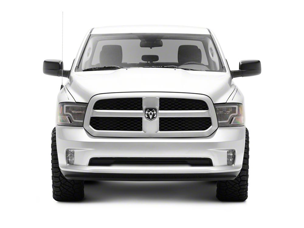 Raxiom Axial Series LED Headlights; Black Housing; Clear Lens (09-18 RAM 1500 w/ Factory Halogen Non-Projector Headlights)