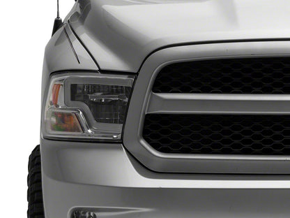 Raxiom Axial Series LED Headlights; Chrome Housing; Clear Lens (09-18 RAM 1500 w/ Factory Halogen Headlights)