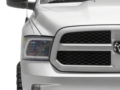 Raxiom LED Halo Surround Headlights; Black Housing; Clear Lens (09-18 RAM 1500)