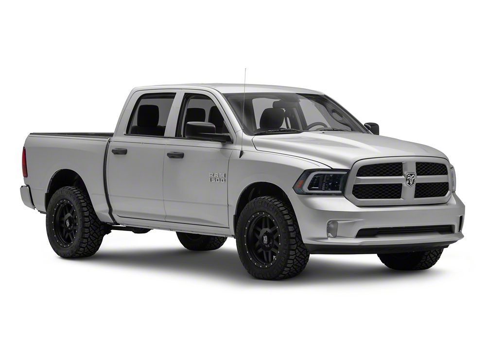 Raxiom LED Halo Surround Headlights; Black Housing; Clear Lens (09-18 RAM 1500)