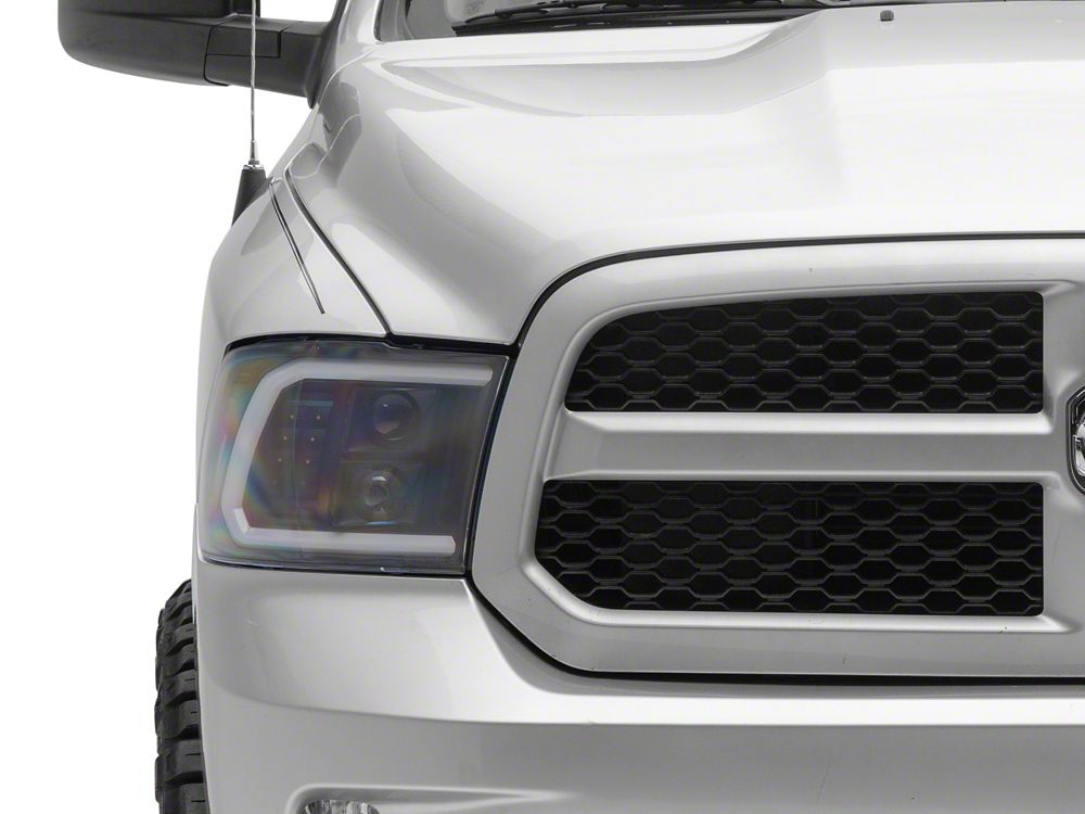Raxiom LED Halo Surround Headlights; Black Housing; Clear Lens (09-18 RAM 1500)