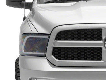 Raxiom LED Halo Surround Headlights; Black Housing; Clear Lens (09-18 RAM 1500)