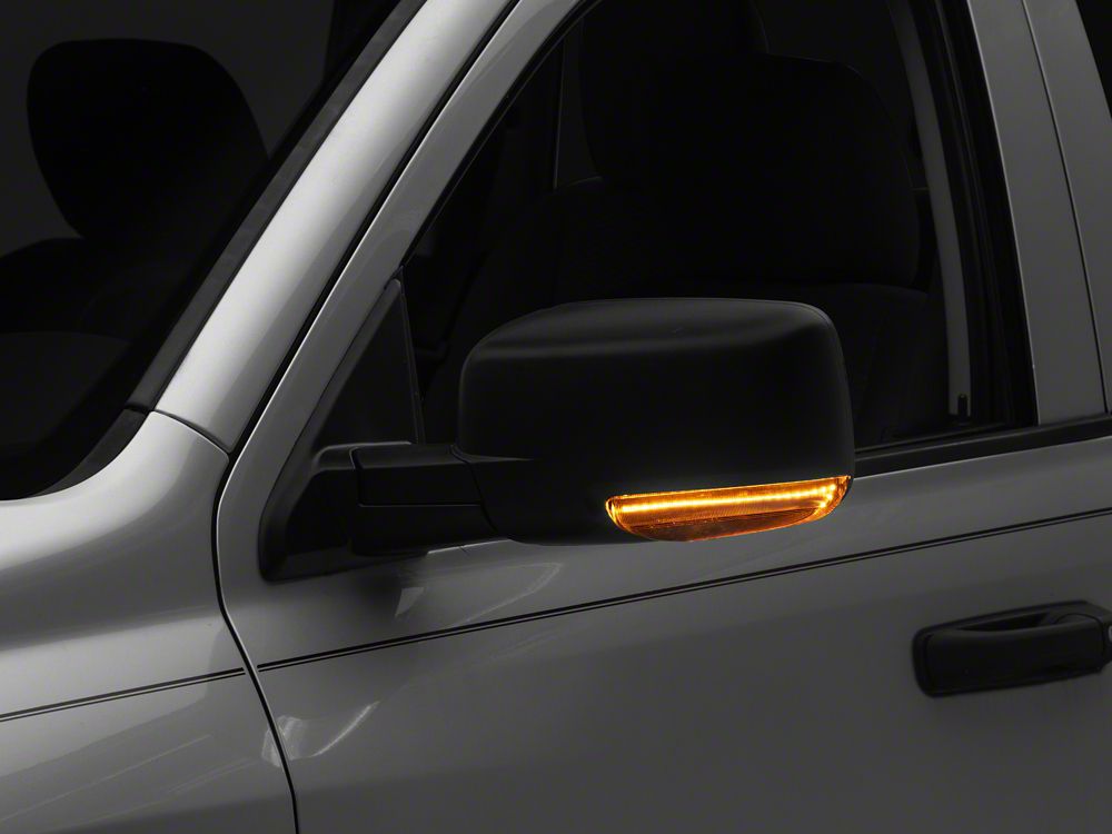 Raxiom Axial Series Mirror LED Turn Signal for Non-Towing Mirrors; Clear (09-18 RAM 1500)