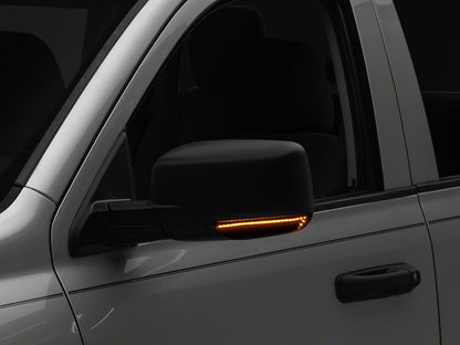 Raxiom Axial Series Mirror LED Turn Signal for Non-Towing Mirrors; Smoked (09-18 RAM 1500)