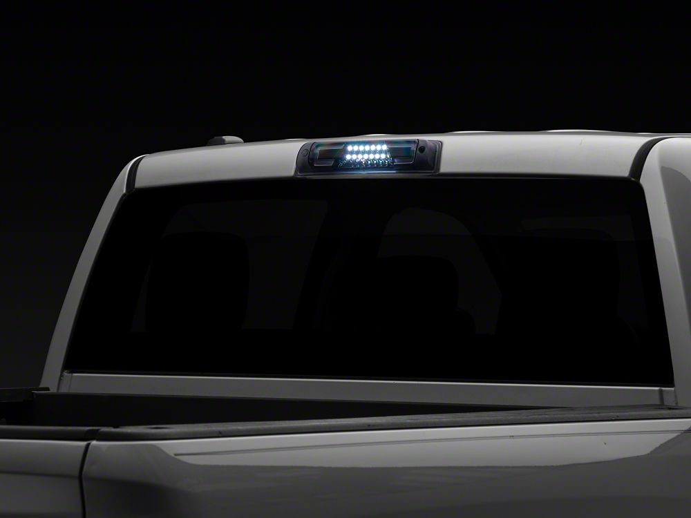 Raxiom V2 LED Third Brake Light; Black Housing; Clear Lens (09-18 RAM