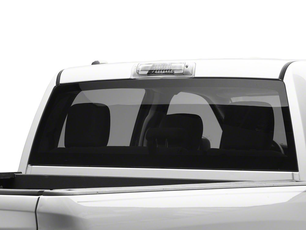 Raxiom V2 LED Third Brake Light; Black Housing; Clear Lens (09-18 RAM