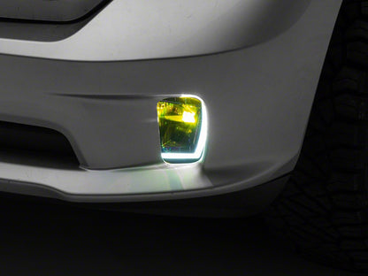 Raxiom Switchback LED Fog Lights with LED DRL; White and Yellow (13-18 RAM 1500)