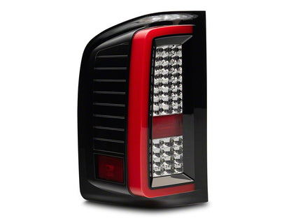 Raxiom G2 LED Tail Lights; Black Housing; Clear Lens (07-13 Silverado 1500)