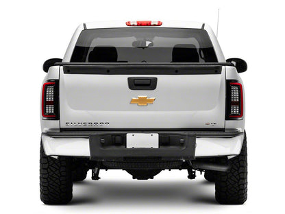 Raxiom G2 LED Tail Lights; Black Housing; Clear Lens (07-13 Silverado 1500)