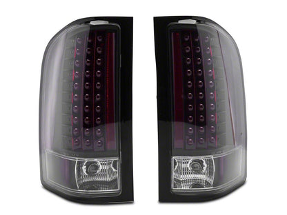 Raxiom LED Tail Lights; Black Housing; Clear Lens (07-13 Silverado 1500)