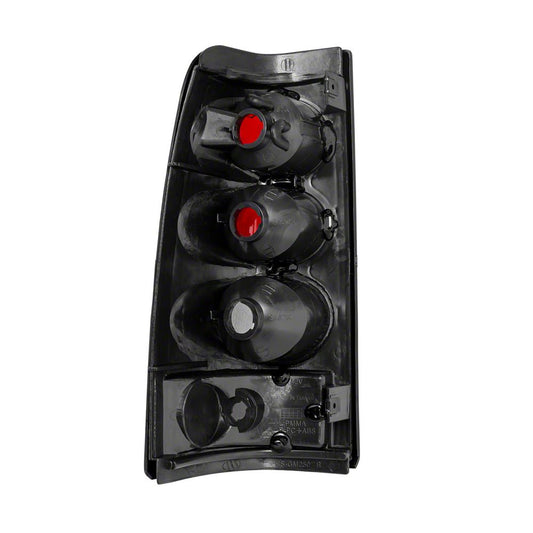 Raxiom Axial Series Tail Lights; Chrome Housing; Red/Clear Lens (03-06 Silverado 1500 Fleetside)