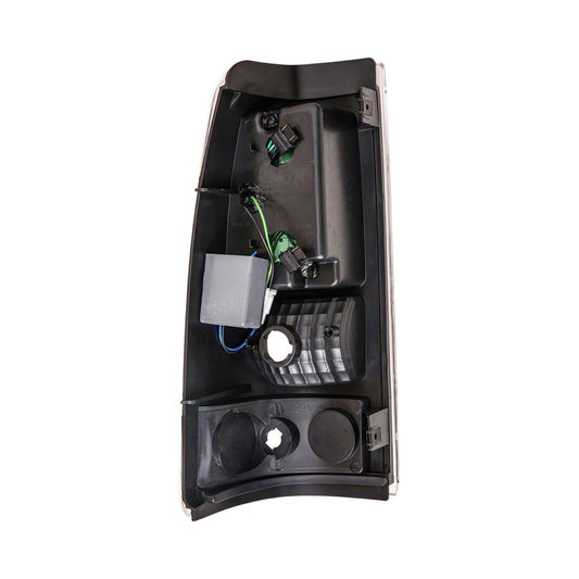 Raxiom LED Tail Lights; Chrome Housing; Clear Lens (03-06 Silverado 1500 Fleetside)