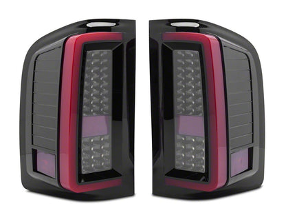 Raxiom G2 LED Tail Lights; Black Housing; Smoked Lens (07-13 Silverado 1500)