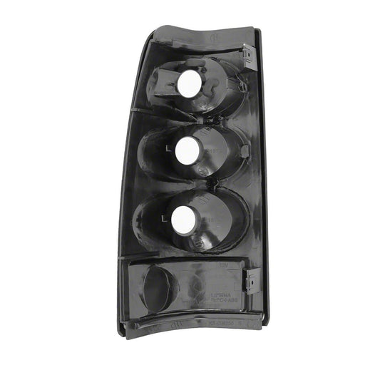 Raxiom Axial Series Tail Lights; Black Housing; Smoked Lens (99-02 Silverado 1500 Fleetside)