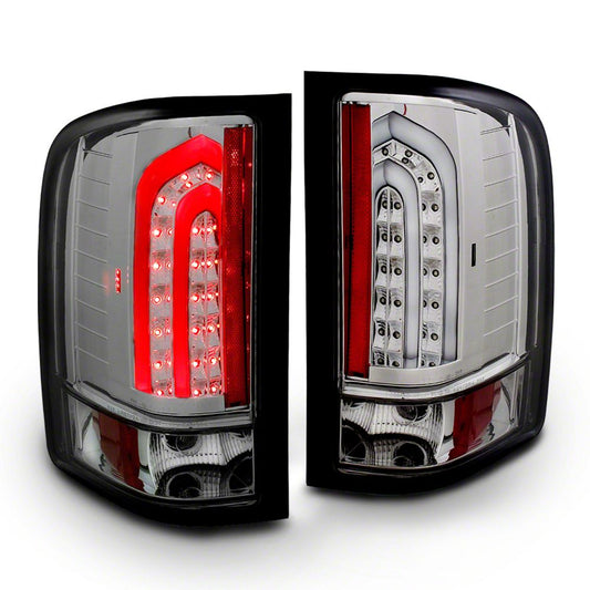 Raxiom G2 LED Tail Lights; Black Housing; Smoked Lens (07-13 Silverado 1500)