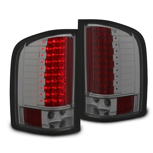 Raxiom LED Tail Lights; Black Housing; Smoked Lens (07-13 Silverado 1500)