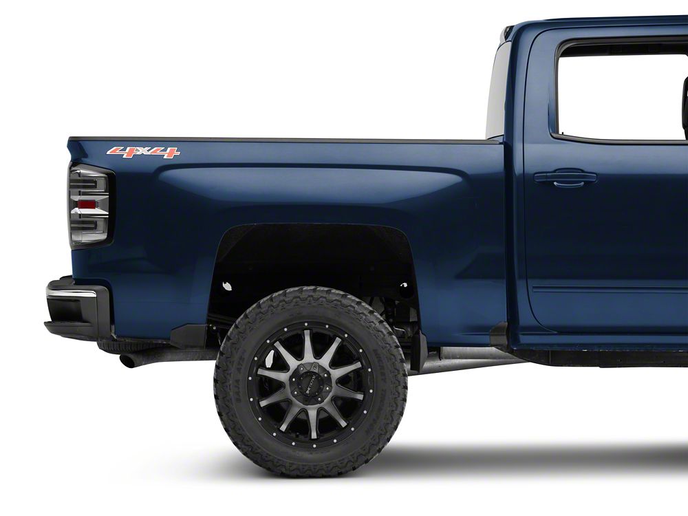 Raxiom LED Tail Lights with Sequential Turn Signals; Chrome Housing; Smoked Lens (14-18 Silverado 1500 w/ Factory Halogen Tail Lights)