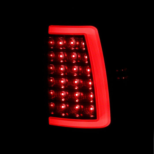 Raxiom Axial Series LED Tail Lights; Black Housing; Clear Lens (99-02 Silverado 1500 Fleetside)
