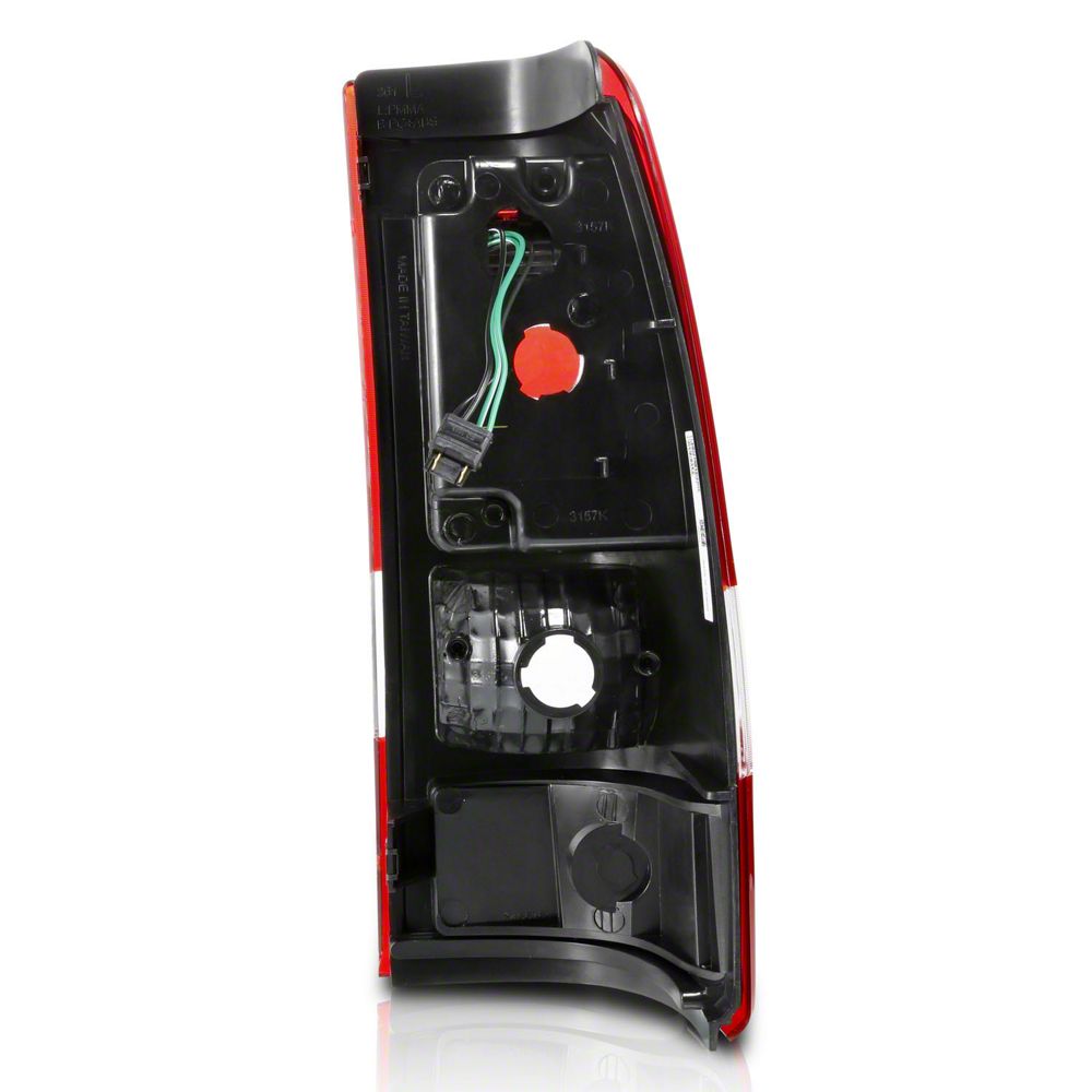 Raxiom Axial Series LED Tail Lights; Black Housing; Clear Lens (99-02 Sierra 1500 Fleetside)