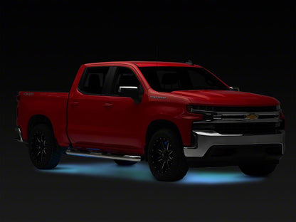 Raxiom Axial Series Multi-Color Underbody Rock Light Kit with Bluetooth Remote (Universal; Some Adaptation May Be Required)