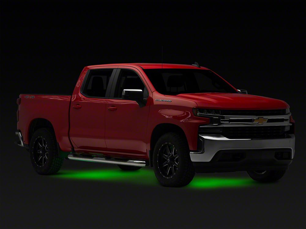Raxiom Axial Series Multi-Color Underbody Rock Light Kit with Bluetooth Remote (Universal; Some Adaptation May Be Required)