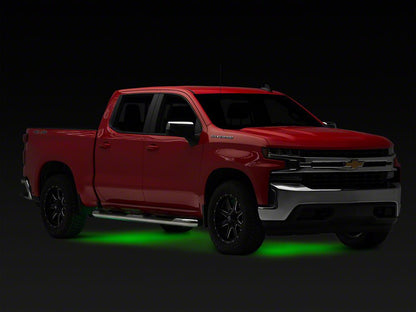 Raxiom Axial Series Multi-Color Underbody Rock Light Kit with Bluetooth Remote (Universal; Some Adaptation May Be Required)