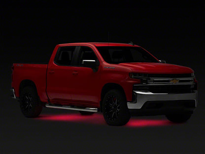 Raxiom Axial Series Multi-Color Underbody Rock Light Kit with Bluetooth Remote (Universal; Some Adaptation May Be Required)