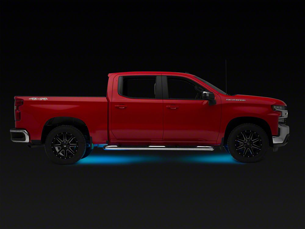 Raxiom Axial Series Multi-Color Underbody Rock Light Kit with Bluetooth Remote (Universal; Some Adaptation May Be Required)