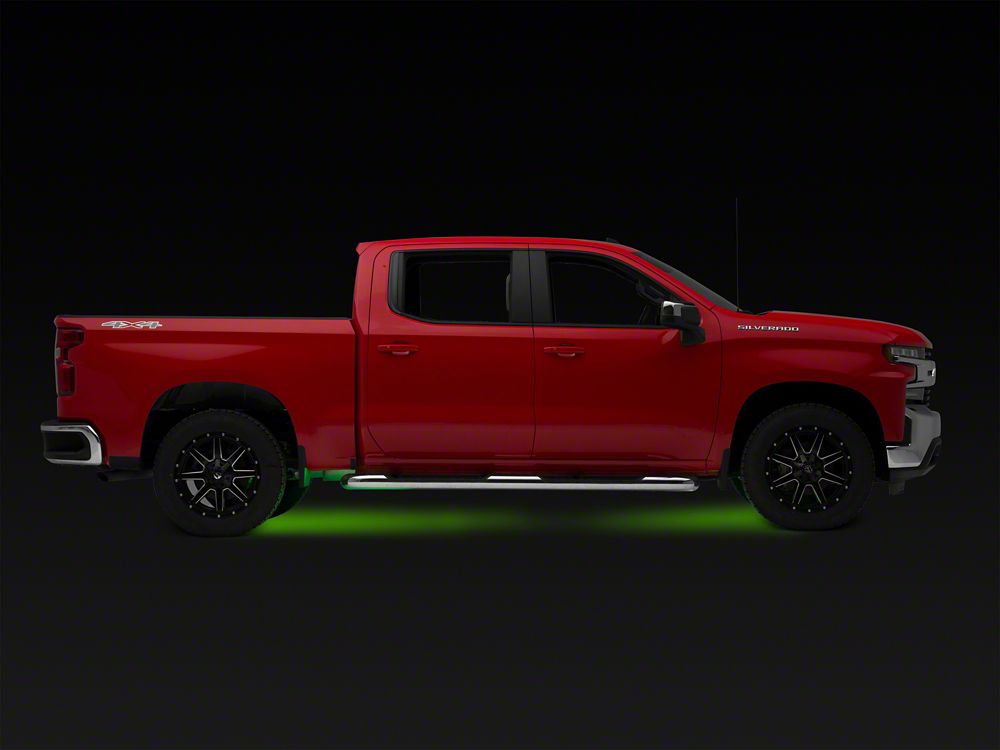 Raxiom Axial Series Multi-Color Underbody Rock Light Kit with Bluetooth Remote (Universal; Some Adaptation May Be Required)