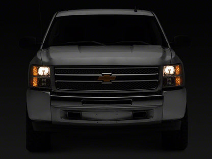 Raxiom Axial Series OEM Style Replacement Headlights; Chrome Housing; Clear Lens (07-13 Silverado 1500)