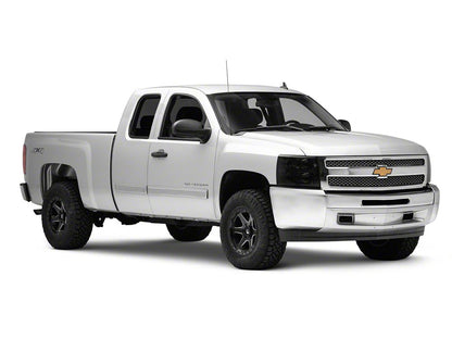 Raxiom Axial Series OEM Style Replacement Headlights; Chrome Housing; Smoked Lens (07-13 Silverado 1500)