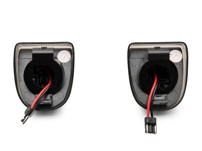 Raxiom Axial Series LED License Plate Lamps; Smoked (01-13 Silverado 1500)
