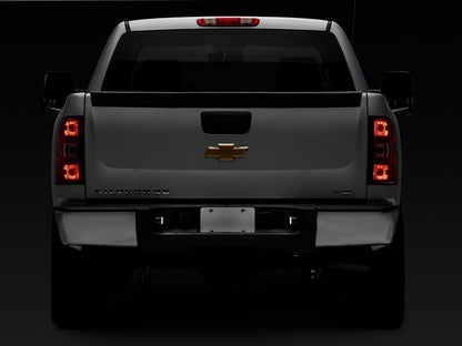 Raxiom Axial Series LED License Plate Lamps; Smoked (01-13 Silverado 1500)
