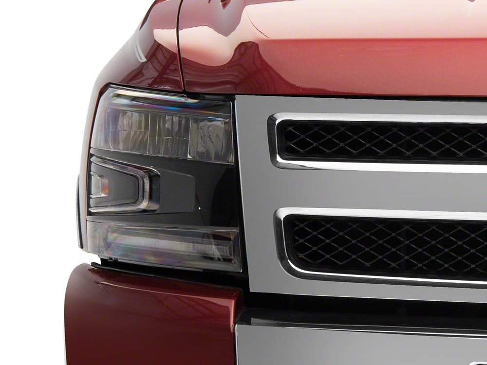 Raxiom LED Headlights; Black Housing; Clear Lens (07-13 Silverado 1500)