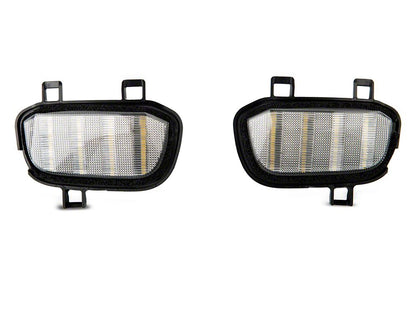 Raxiom Axial Series LED Mirror Lights; Clear (19-25 Silverado 1500)