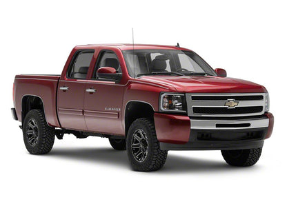 Raxiom Axial Series Headlights with Sequential LED Bar; Black Housing; Clear Lens (07-13 Silverado 1500)