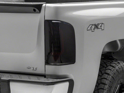 Raxiom Axial Series LED Tail Lights; Black Housing; Smoked Lens (07-13 Silverado 1500)