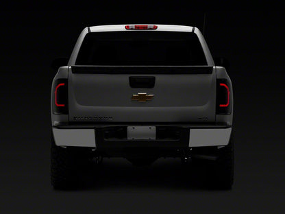 Raxiom Axial Series LED Tail Lights; Black Housing; Smoked Lens (07-13 Silverado 1500)